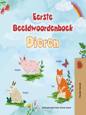 cover image of Eerste Beeldwoordenboek Dieren